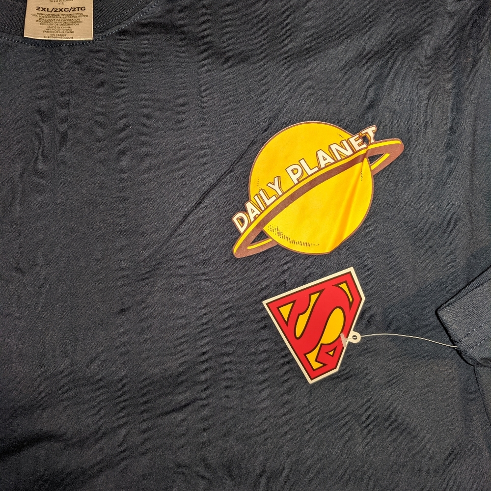 Daily Planet Superman Shirt with Tags Size 2XL XXL